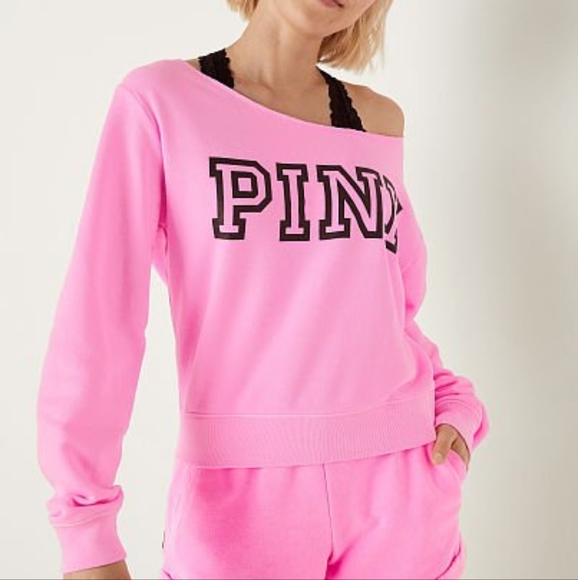 PINK Victoria's Secret | Sweaters | New Pink Off Shoulder Sweater Nwt |  Poshmark